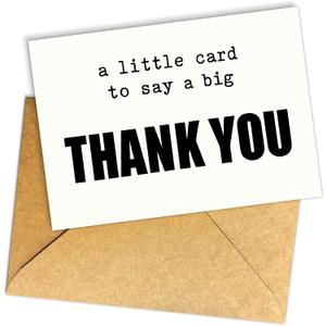A Little Card to Say a Big Thank You Appreciation Greeting Card