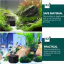 Totority Aquarium Water Purifier Cube 3-Pack 11.8 Inch Fish Tank Supply with Honeycomb Charcoal Filter Media for Freshwater Clarifier and Ecological Cycle Support