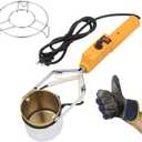 Lead Melting Pot, Lead Melting Pot for Fishing & Bullets Molds Kit, Electric Melting Pot for Lead, Crucibles for Melting Metal, Suitable for Fishing Weight Molds & Metal Pendant DIY300W