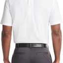 Van Heusen Mens Short Sleeve Dress Shirt Regular Fit Oxford Solid
