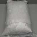 Feathers Down Throw Pillow Inserts 12x20, Set of 2, 100% Organic Cotton Shell, Soft Decorative Lumbar Pillow Insert for Living Room Sofa, Couch, or Bed (White)