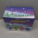 36'' 4Pack/ 40'' 2Pack Sleds, Snow Sled for Kids and Adult, Snow Tube for Sledding Heavy Duty Thickened Double Bottom with Handles, Sleds for Snow Outdoor Toys Gifts for Family Boys and Girls