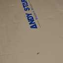 ANDY STAR Arched Mirror, 24" x 38" Brushed Nickle Bathroom Mirror in Stainless Steel Metal Frame, Arch Top Rounded Corner 1" Deep Set Design Wall Mount Hangs Vertical