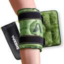 Knee Ice Pack Wrap, Soft Ice Pack for Knee Compression for Knee Pain Relief, Leg Injuries, Swelling, Knee Replacement, Arthritis, Meniscus Tear, ACL - Green