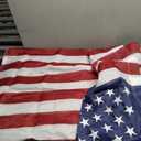 American Flag 3X5 FT Pole Sleeve Banner Style Embroidered Stars, Sewn Stripes, Heavy Duty Durable Polyester USA US Flag Outdoor Indoor Flags (Pole NOT Included)