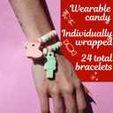 Christmas Candy Bracelets, 24 Individually Wrapped Holiday Treats, Perfect Stocking Stuffer Candies, 10.16 Ounces (EXP 04/29/27)