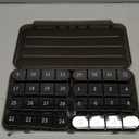 Zoksi Monthly Pill Organizer 1 Times a Day, 30 Day Pill Box Organizer,One Month Pill Case for Travel, 31 Day Daily Medcine Container for Vitamins, Supplement & Medication(Black)