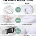 Chilling Home Nursing Pillow Adjustable, Pillow for Breast Feeding Bottle Feeding, Large Size More Support for Mom, Breastfeeding Essentials, Removable Cover
