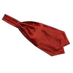 Men's Solid Color Silk Cravat Ties Jacquard Woven Casual Handmade Wedding Ascot 