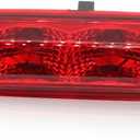 High Mount Stop Third Brake Light Cargo Lamp 25890530 Compatible with 2007-2013 Silverado Sierra 1500 2500HD 3500HD (Red 3 Pin)