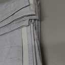 MIULEE Linen 100% Blackout Curtains 90 Inch Long 2 Panels, Back Tab Pleated Hook Belt Rod Pocket Clip Rings Thermal Insulated Drapes for Bedroom Living Room Light Blue Modern Black Out Window Curtains