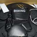 Music Boxing Machine - Smart Wall-Mounted Boxing Trainer with 9 Modes & Speeds, Bluetooth Music, LED Display, Gloves & USB Cable for Professional Training & Fitness - Black