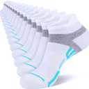shnn 15 Pairs Womens Ankle Socks Lightweight Breathable Casual Low Cut Socks for Women With Heel Tab, Size: 6-10