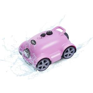 Cordless Robotic Pool Cleaner,Automatic Pool Vacuum Robot for In-Ground/Above Ground Pools,150 Min Runtime, IPX8 Waterproof, 2200 Sq Ft Coverage (Pink)