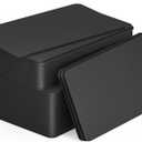 50pcs Black NFC Tags - NFC Business Cards, 215 Cards, Blank, Rewritable, 504 Bytes, Programmable, iPhone Compatible