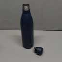 Insulated Water Bottles,25 oz Double Wall Stainless Steel Vacumm Metal Flask for Sports Travel,Navy Blue