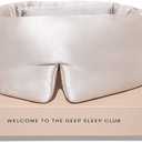 DROWSY Silk Sleep Mask - Face-Hugging, Padded Cocoon for Luxury Sleep in Total Darkness - 100% Pure Mulberry Silk (Dusty Gold)