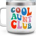Valman Gifts for Aunt - Aunt Gifts from Niece, Nephew Aunt Birthday Gift Christmas Gifts for Aunties - 14Oz Tumbler/Mug
