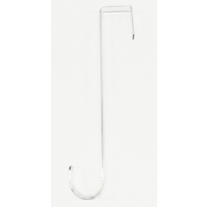 Over The Cabinet Drawer Door Hooks J-Shape No Drill Carbon Steel Door Hanger White Single Hook