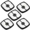 AnRuiJiaDu Pack of 2, Set of 5 Pcs Air Filter for Echo SRM210 SRM225 HC150 Trimmer Blower Replace 13031054130, A226001410