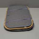 SpaceAid Laundry Hamper with Wheels and Lid, 26 Gal (100L) Rolling Clothes Basket with Bamboo Handle, Large Laundry Hamper for Bedroom, Bathroom, Dorm, Laundry Room - Grey