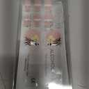 BTArtbox Press On Toenails Short - Isle Plumeria Pedi, Easy-to-Apply Flower French Tip Square Toe Nail Press Ons with Glue and Adhesive Tabs in 15 Sizes - 30 Toenails All-in-One Kit