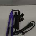 MBHAIR Ceramic Crimper Iron for Volumizing Fluffy Hairstyle, Corrugation Crimper Hair Iron, Anti Static Ceramic Hair Crimping Iron Adjust Temperature (Purple)