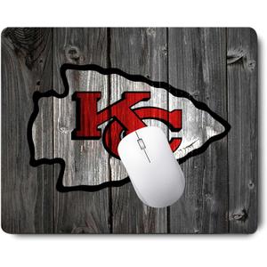 Wood Grain Design Sports Mouse Pad, Non-Slip Rubber Base Gaming Mousepad, Desk Accessories - Mouse Pads for Laptop, Office
