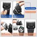 7pack Dog Grooming Blades Compatible with Andis Dog Clippers Blades,Dog Clipper Blades Compatible with Oster A5,Wahl km10 Dog Clippers,Stainless-Steel Blade Sharp