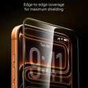 ESR Accessory Glass by Corning 3 Pack 9H+ Glass for iPhone 17 Pro Screen Protector, with AR Anti-Reflective Technology, Military Grade Shatterproof & Durable with UltraFit Tray