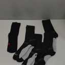 BULLIANT Compression Socks for Men 6Pairs, Athletic Crew Socks Cushioned For Men Sports Running-Arch Support (9-10)