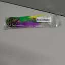 Mardi Gras Feather Sequin Headband for Carnival Party Masquerade Mardi Gras Costume Headband (1 Count (Pack of 1), Purple Yellow Green)