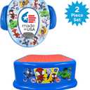Spidey and His Amazing Friends Team Up 2 Piece Essential Potty Training Set - Soft Potty Seat, Step Stool