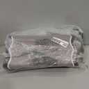 Scalloped Black Gray Kitchen Mats Rugs Sets of 2 Cushioned Anti Fatigue Floor Mat Waterproof Kitchen Rugs Non Slip Foam Comfort Standing Mat for Sink Laundry (17.3"x30"+17.3"x47")