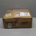 LOKEME Wardrobe Closet,Portable Closet for Bedroom Steel Pipe Diameter 19mm Strong and Sturdy Black Portable Closets for Hanging Clothes with 3 Hanging rods, 6 Storage Shelves and Side Pockets