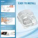 Water Chamber Tank for ResMed AirSense 11 Tube Hose Machine, Replacement Pap HumidAir Water Tank for CPAP Machine Hose