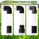 HVAC Wet Vac Tool, Universal A/C Cleaner for Clogged Pipes with 3/4" & 1" PVC Connectors