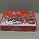 Train Set for Toddlers Christmas Tree, Christmas Train Sets for Around The Tree, Train Set with Sound and Lights, Toddler Model Trains for 3 4 5 6 7 8+ Years Old Kids Christmas Toys, Gifts