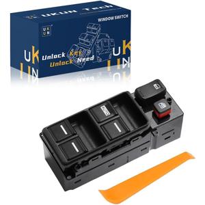 OEM OE Number:35750-SDA-HO7 Master Power Window Switch for 2003-2007 Honda Accord DX LX SE Sedan 2.4L 3.0L Original Light Color replace35750-SDA-H02 35750-SDA-A12 Driver Side
