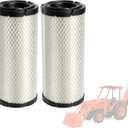P822768 Air Filter (2 Pack) Compatible with Donaldsonn Baldwinn RS3988 P772579 Fletguardd AF25436 Luberfinerr LAF8143 WIXX 46489 FRAMM CA9246 AM129028 Kubota R1401-42280 129062-12560