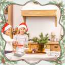 Epakh 100 Set Magic Reindeer Food Christmas Eve Present Reindeer Food Plastic Bag with Tag and Red Ribbon Mas Eve Tradition Gift Christmas Party Favor