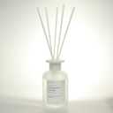 SENSE ISLAND Reed Diffuser Set, Lavender Thyme Scent, 6.7 oz, Home Fragrance with 5 Diffuser Sticks Long Lasting Fragrance (White)