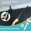 Sbestily Diatomaceous Earth Powder Duster, Extendable Long Tubes from 5'' to 22'', Garden and Indoor, Large Bulb Handheld Insect Treatment Spreader Applicator, Puffer, Spray Bottle