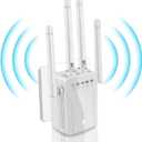 WiFi Extender Signal Booster for Home: Internet Repeater Long Range Covers Up to 45+ Devices