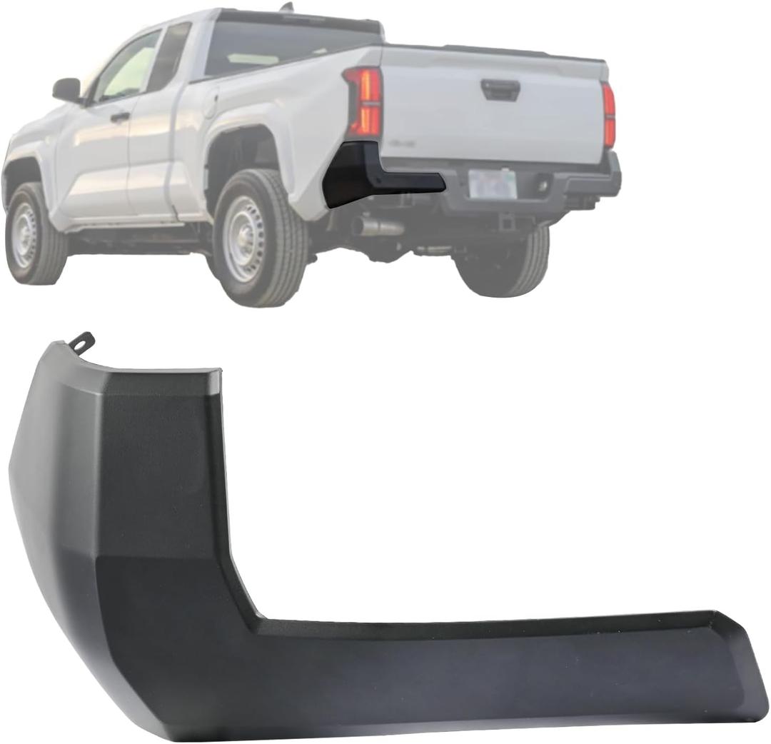52156-AK010 Rear Bumper End Cap W/O Sensor Hole (Driver Side) Fit for Toyota Tacoma 2024 2025 Rear Bumper Corner Cover Replace 52156AK010