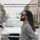 OhO Smart Glasses,Polarized Sunglasses with Bluetooth Speaker,Athletic/Outdoor UV Protection and Voice Control,Unisex(Mirror Blue Lens)