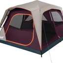 Coleman Skylodge Instant Tent with Rainfly, Family Tent Sets Up in a Minute, Includes Pre-Attached Poles & Carry Bag, Made of PFAS-Free Materials 8-person