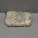 Bible Cover Case for Women Corduroy Bible Case for Girls Checkered Large Bible Cover with Handle Bible Study Supplies Accessories Christian Gifts for Women (Khaki, Medium)