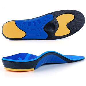 TOPSOLE (220+lbs)Standing All Day Heavy Duty Support Pain Relief Orthotics, Plantar Fasciitis High Arch Support Insoles for Men Women Metatarsalgia,Flat Feet,Feet Pain (MEN 10-10.5 | WOMEN 12-12.5 (11.3")(286MM), Blue)