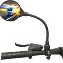 Bike Mirror, Adjustable Bike Mirrors Handlebar Rearview Mirror, Acrylic Convex Round Bike Rear View Mirrors for Handlebars, Bicycle Mirror for E-bike Scooter